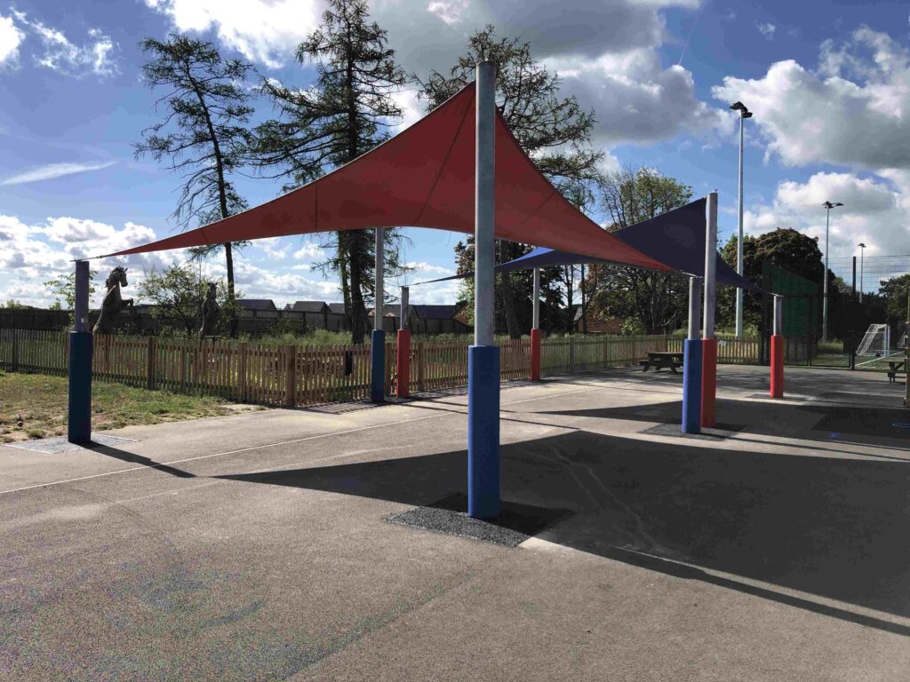 Shade Sails for Farley Hill School