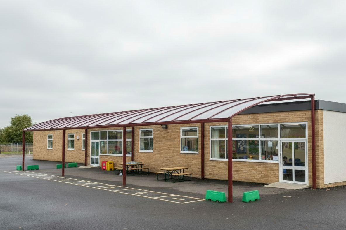 Curved Monopitch Canopies