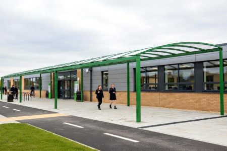 Curved Monopitch Canopy